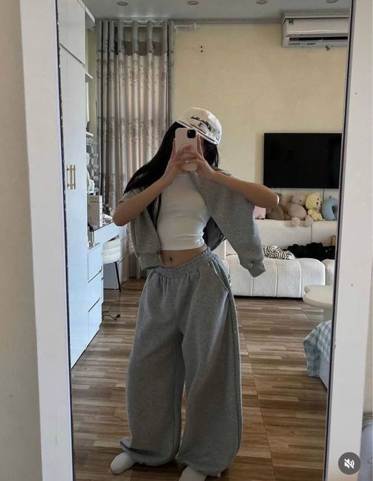 Оверсайз костюм на флісі