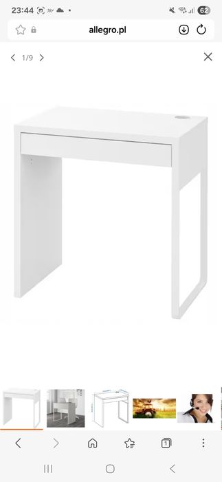 Biurko ikea nowe