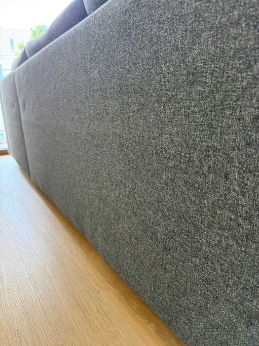 Sofá 3 lugares c/chaise longue, Tibbleby KIVIK cinzento