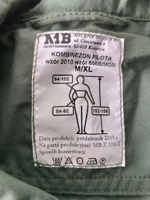 Kombinezon pilota wz 606B r. M/XL