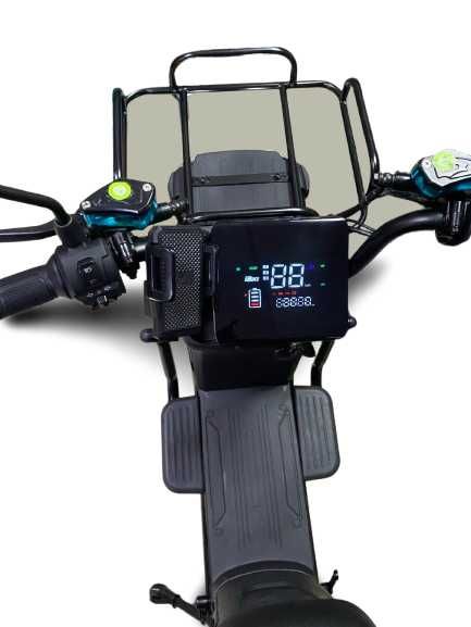 Электроскутер 1200W 72V 24Ah електромопед