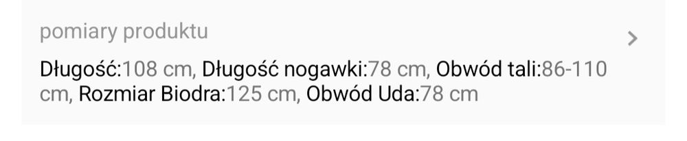 Shein jeansy z dziurami xl