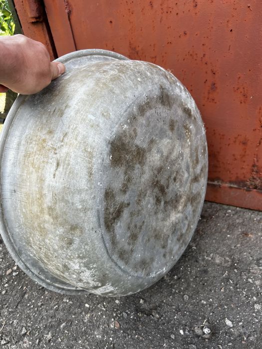 Алюмінієва миска (таз) 45 см, товстий алюміній, СРСР