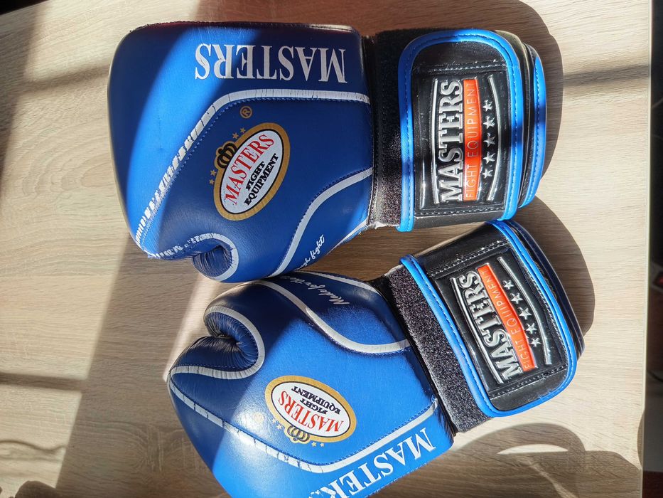 Rękawice Bokserskie Masters Skóra 10 oz | Stan Bardzo Dobry | HYDRO-TECH