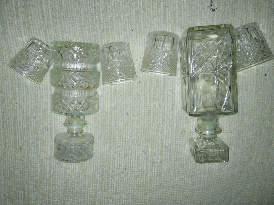 Барный набор для дегустации виски. Хрусталь. 7 предметов.