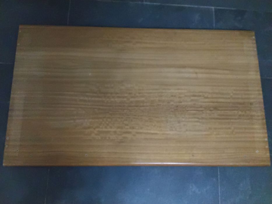 Secretária rectangular madeira
