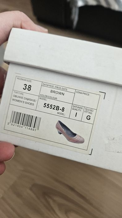 Buty Sabatina roz 38