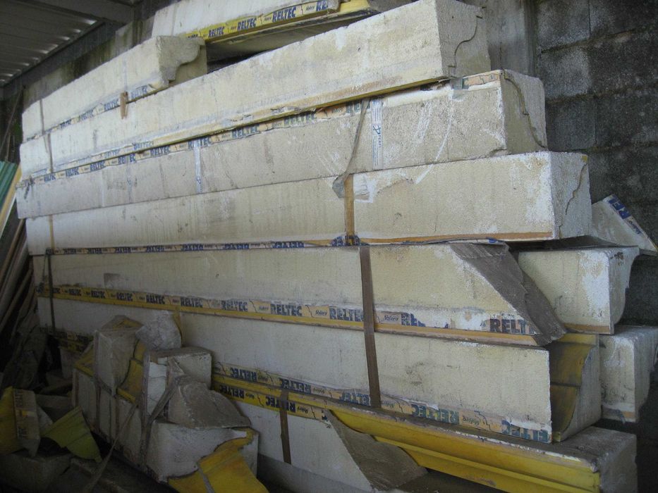 Moldes para cimalhas de beiral