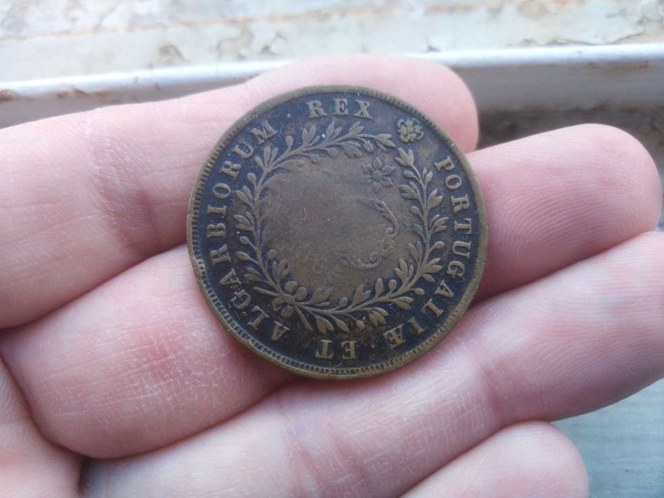10 Réis 1865 Açores D. Luís I