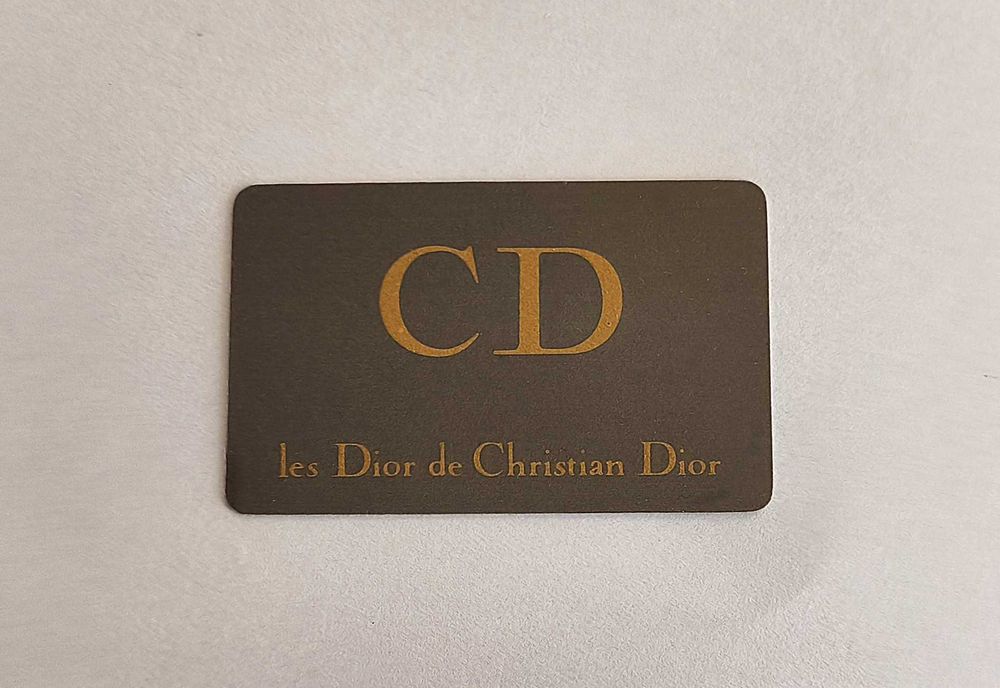 80's/90's CHRISTIAN DIOR Bolsa com Cartão de Garantia de Relógio + Libretos