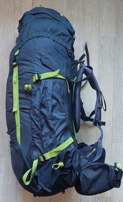 Рюкзак б/у походный Quechua forclaz symbium 70+10L, с дождевиком