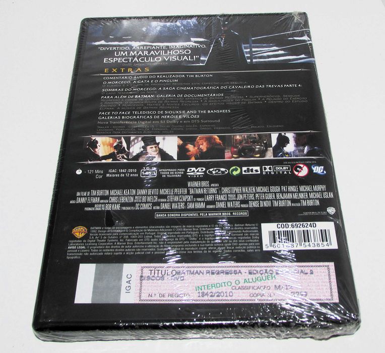 Batman Regressa (Edição Especial 2 Discos) Filme DVD
