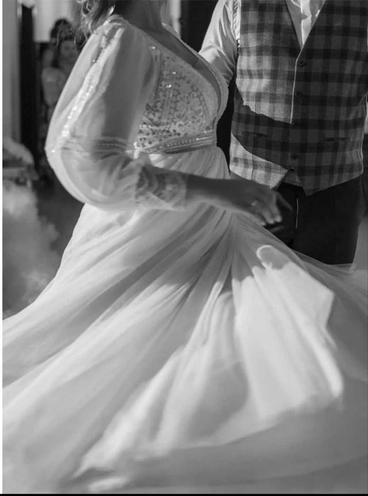 Suknia ślubna cappuccino