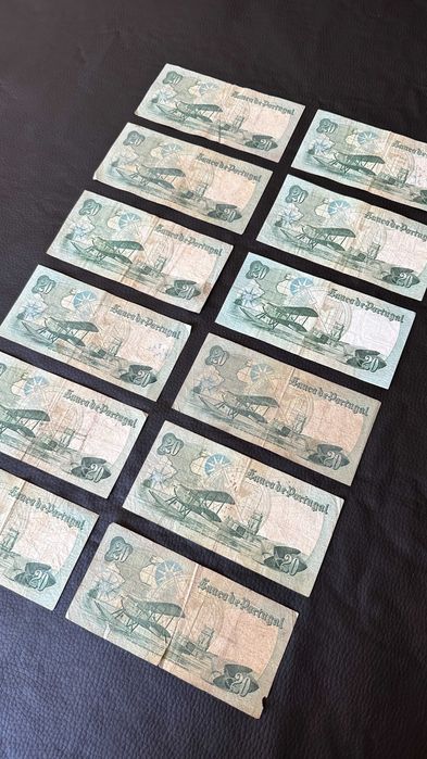 Lote 12 Notas - 20 Escudos (1978)