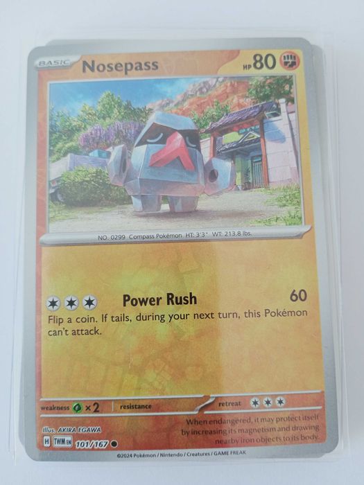 Karta Pokemon Twilight Masquerade 101/167 Nosepass Reverse