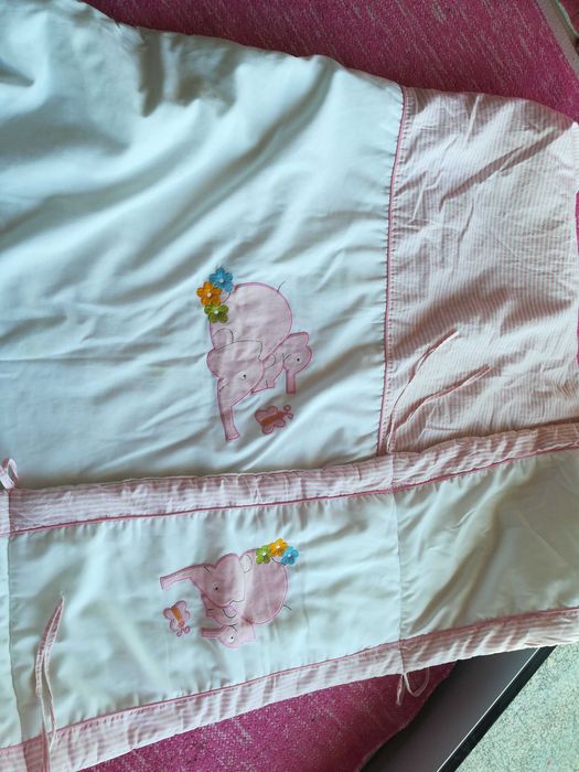 Edredão mais resguardo cama bebé