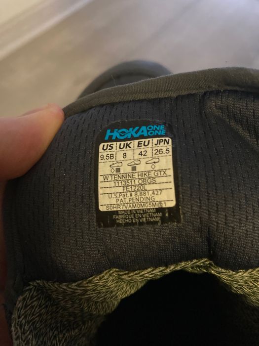 HOKA ONE ONE tennine hike gtx 42 размер