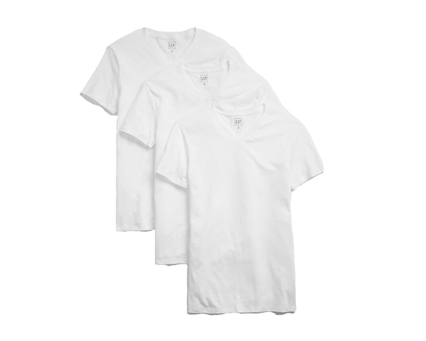 ОРИГІНАЛ Набір Футболок 3 шт GAP S M Біла з США