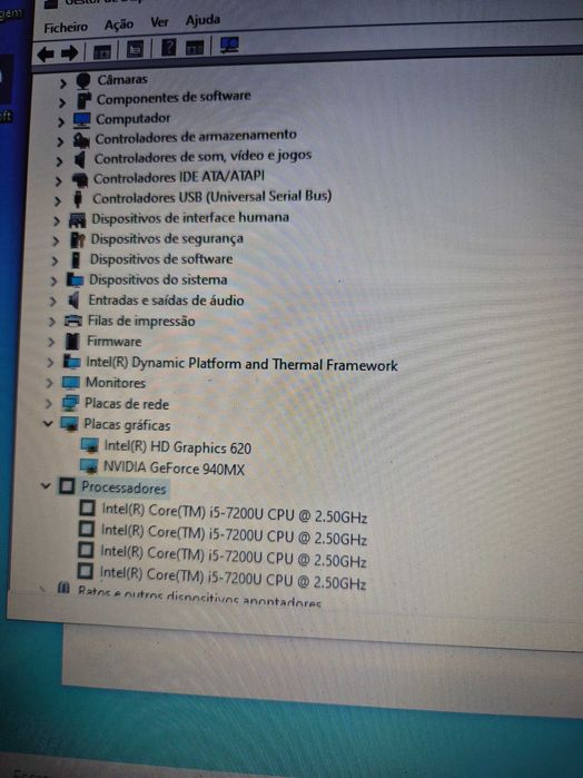 motherboard HP 15-AU101np, processador i5-7200U testada sem anomalia64551542102657123