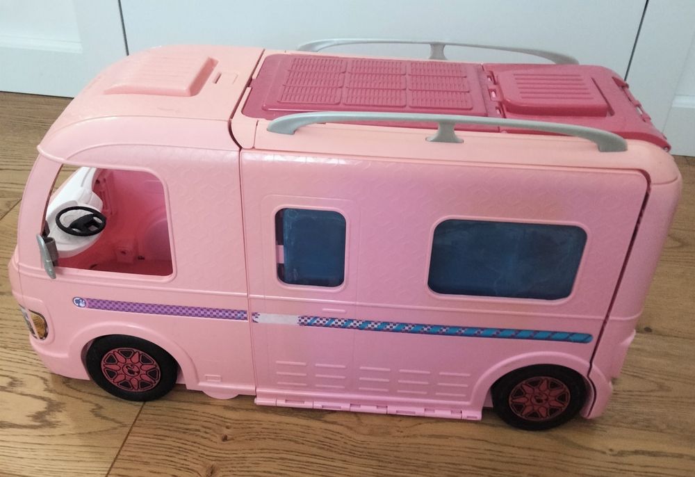 Kamper samochód Barbie różowy