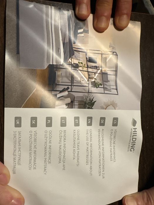 Materac rock&roll hilding NOWY 90x200 srednio twardy