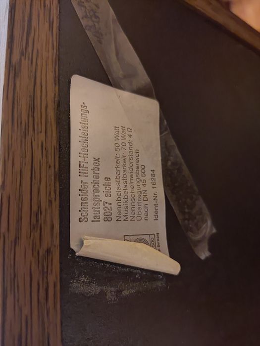 głośniki Schneider 8027 LS kolumny