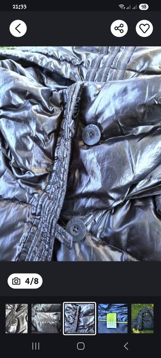 Куртка пуховик адидас