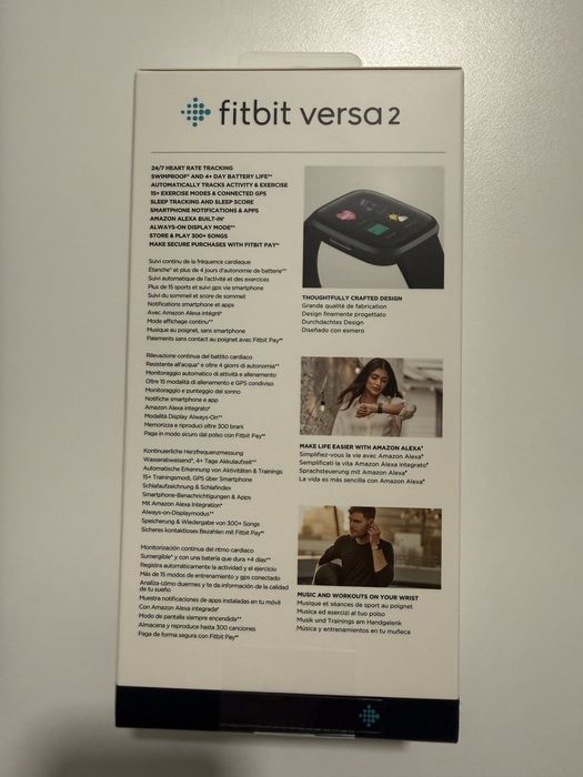 Fitbit versa 2 - novo e selado