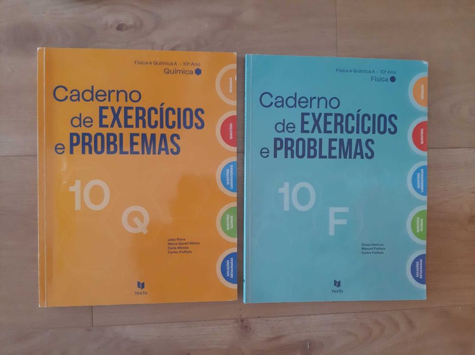 livros de actividades de fisica e quimica 10º  ano