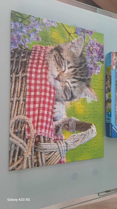 Puzzle 100 el  XXL Ravensburger kot