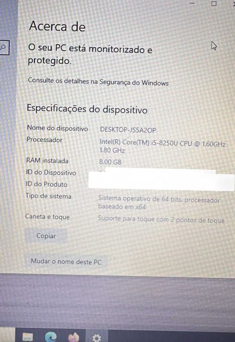 Computador portátil HP i5