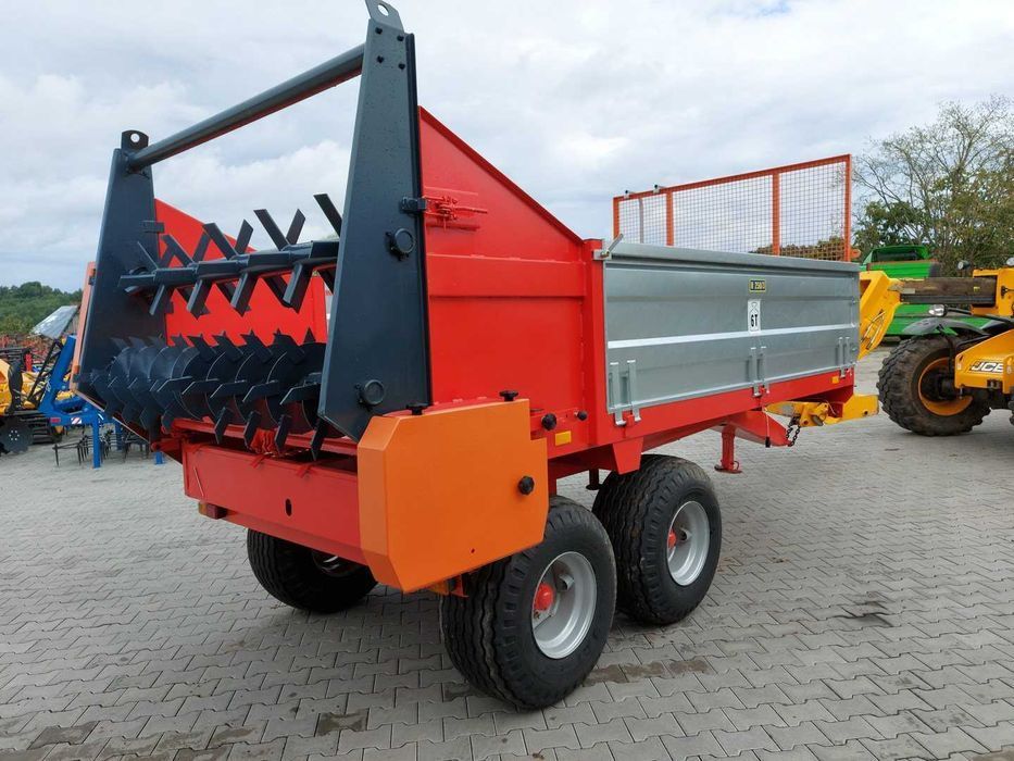 Rozrzutnik ROLTRANS, ładowność 6 t poziome wałki