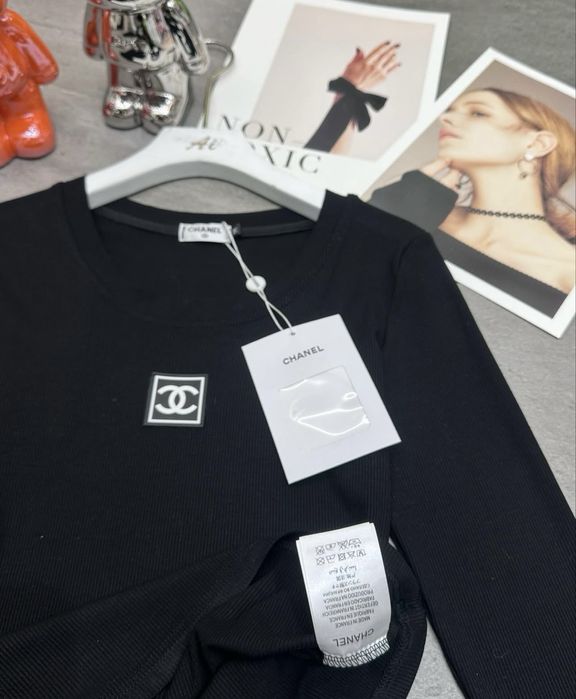 Bluzka czarna chanel gucci