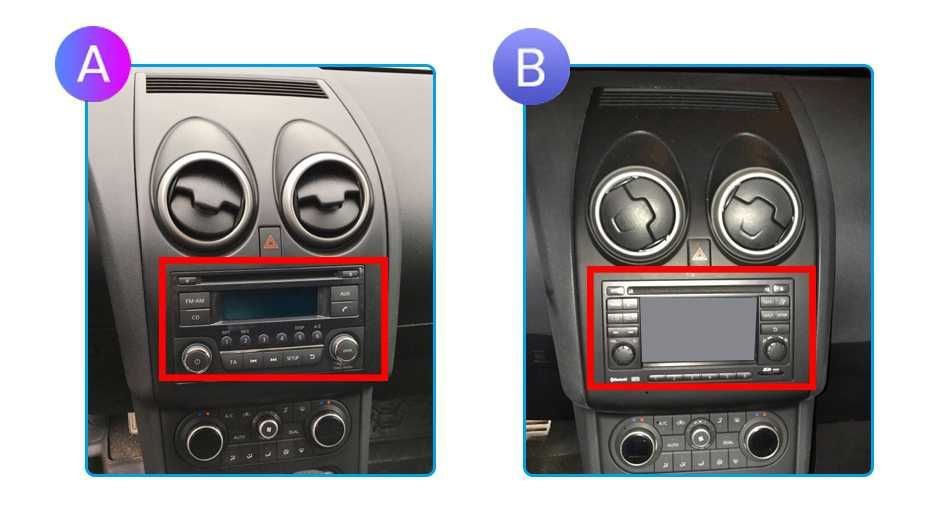 Radio 2din Nissan Qashqai j10 06-13 Android 12 gps bluetooth PROM