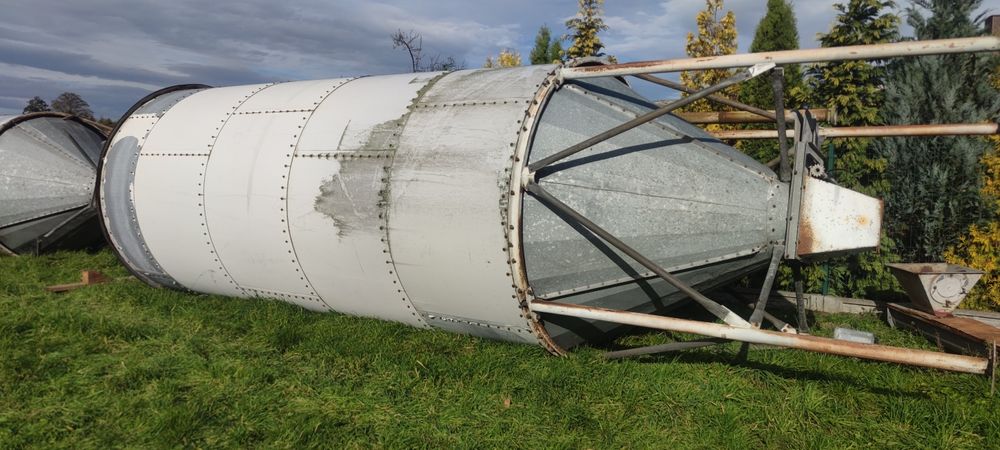 Sprzedam silos zbożowy paszowy na śrute lejowy 15t 20t