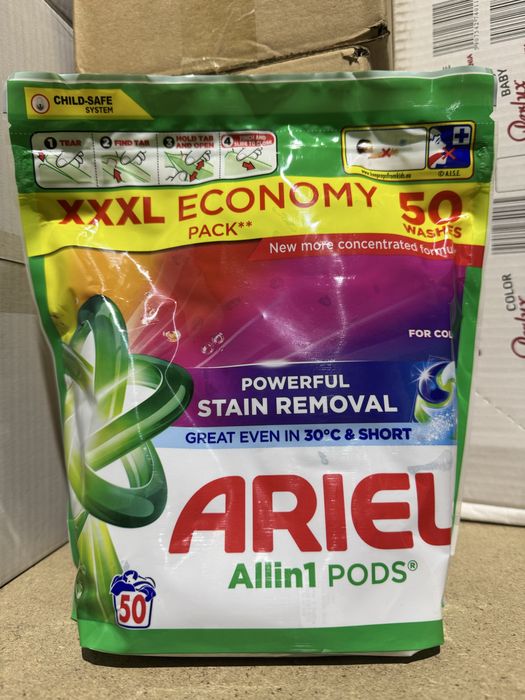 Капсули для прання ariel,persil,fairy,dash,lenor