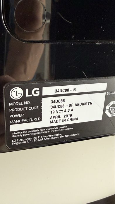 Monitor LG 34 Ultra wide 34UC88-B