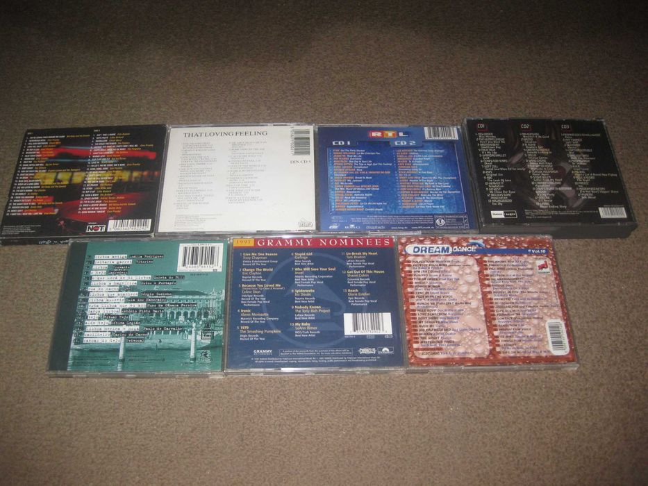 Lote de 7 CDs de música (Colectâneas)