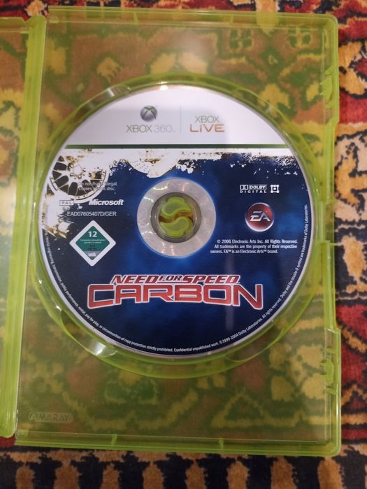 Xbox 360 Need for speed carbon