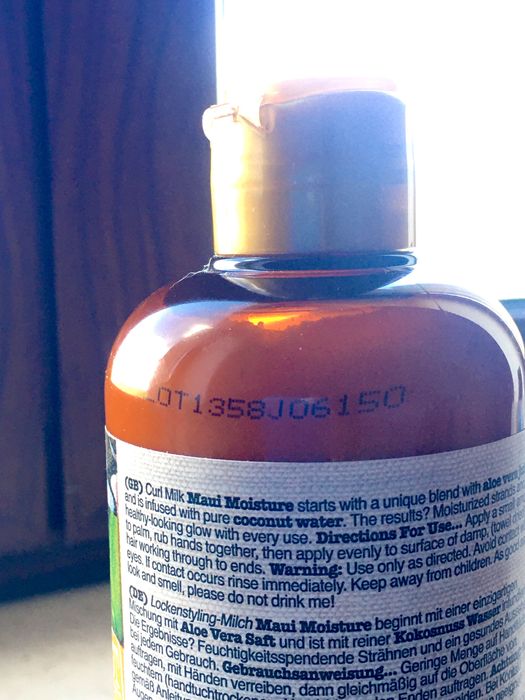 Creme nutriente para cabelo ondulado MAUI Moisture com Coconut Oil