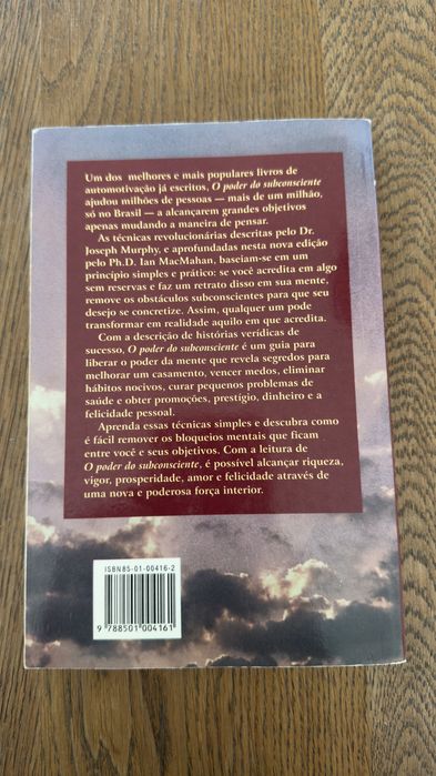 Livro “O poder do subconsciente”
