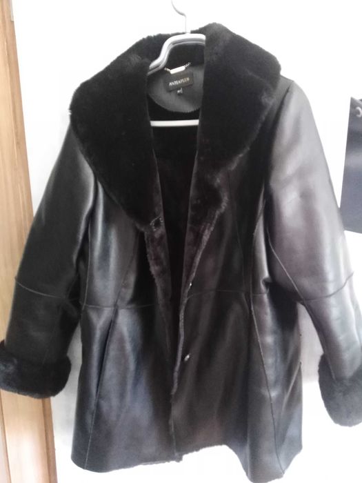 Casaco de pele sintética tamanho XL+