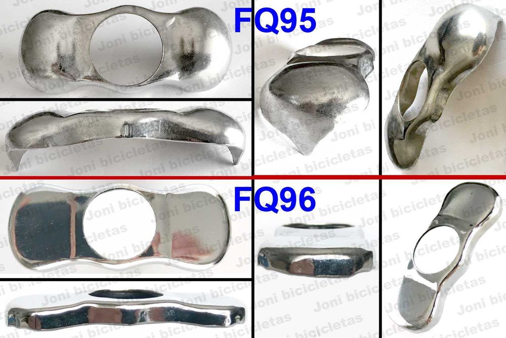 Coroas de forqueta de bicicleta clássica (embelezadores)