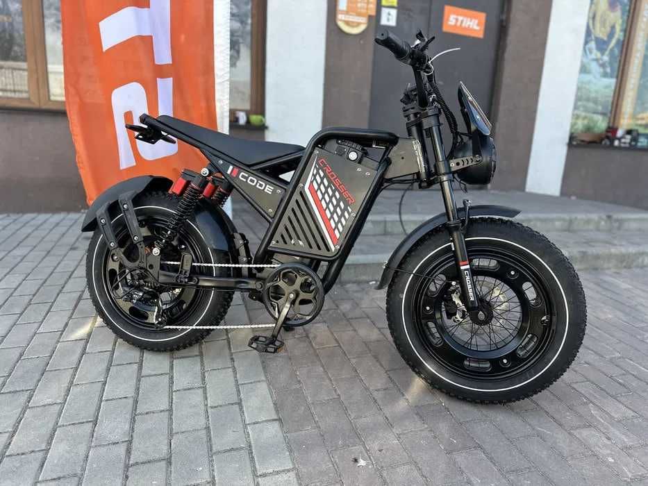 электрофетбайк Crosser Code FATBIKE 1000W 48V 20 Ah(2026)