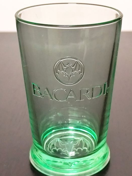 Lote de 8 Copos de Vidro - Bacardi (Novos)