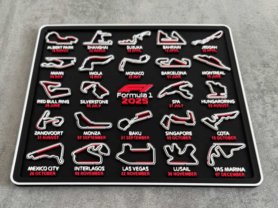 F1 2025 3D Tracks Pistas