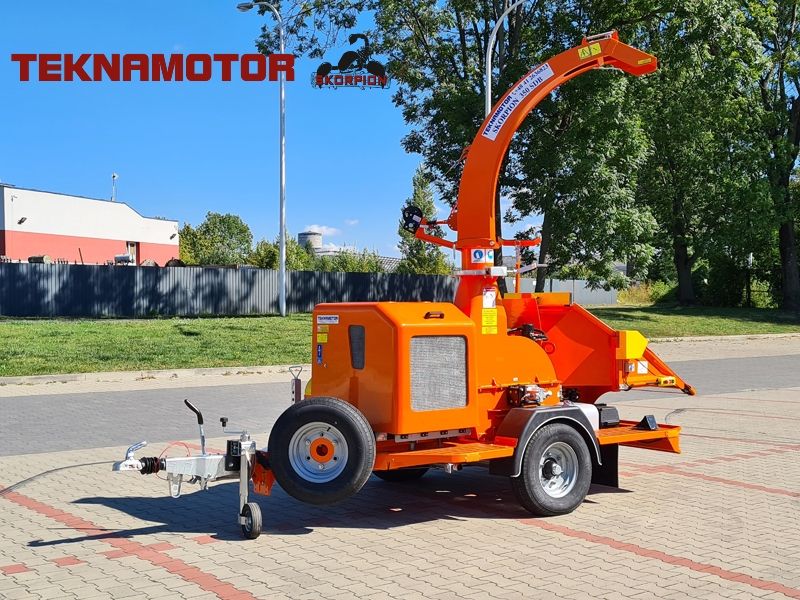 Najlepszy bębnowy rębak z silnikiem spalinowym Skorpion 350 SDB