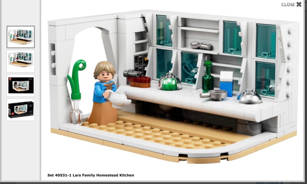 Lego Lars Family Homestead Kitchen 40531 novo e selado