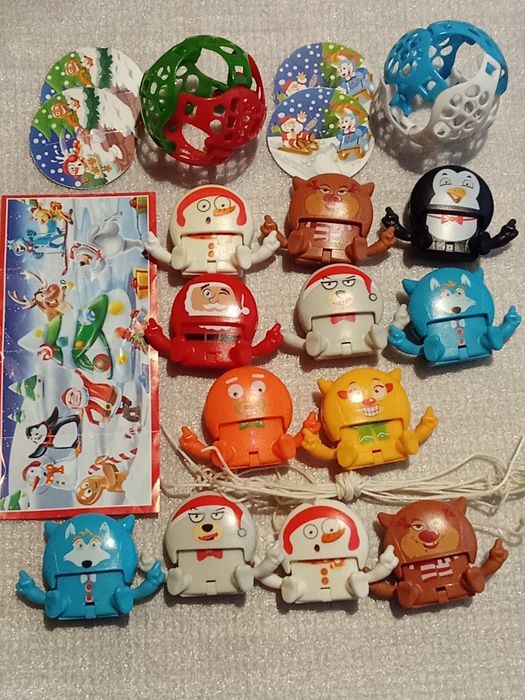 Продам киндер игрушки из Рождественских, Новогодних и Пасхальных серий