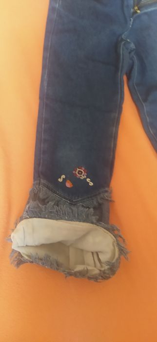 Джинсы детские утеплённые на рост 122-128 см